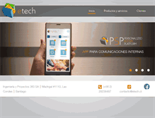 Tablet Screenshot of etech.cl