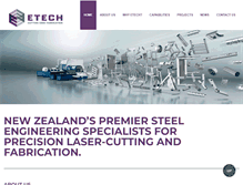 Tablet Screenshot of etech.net.nz